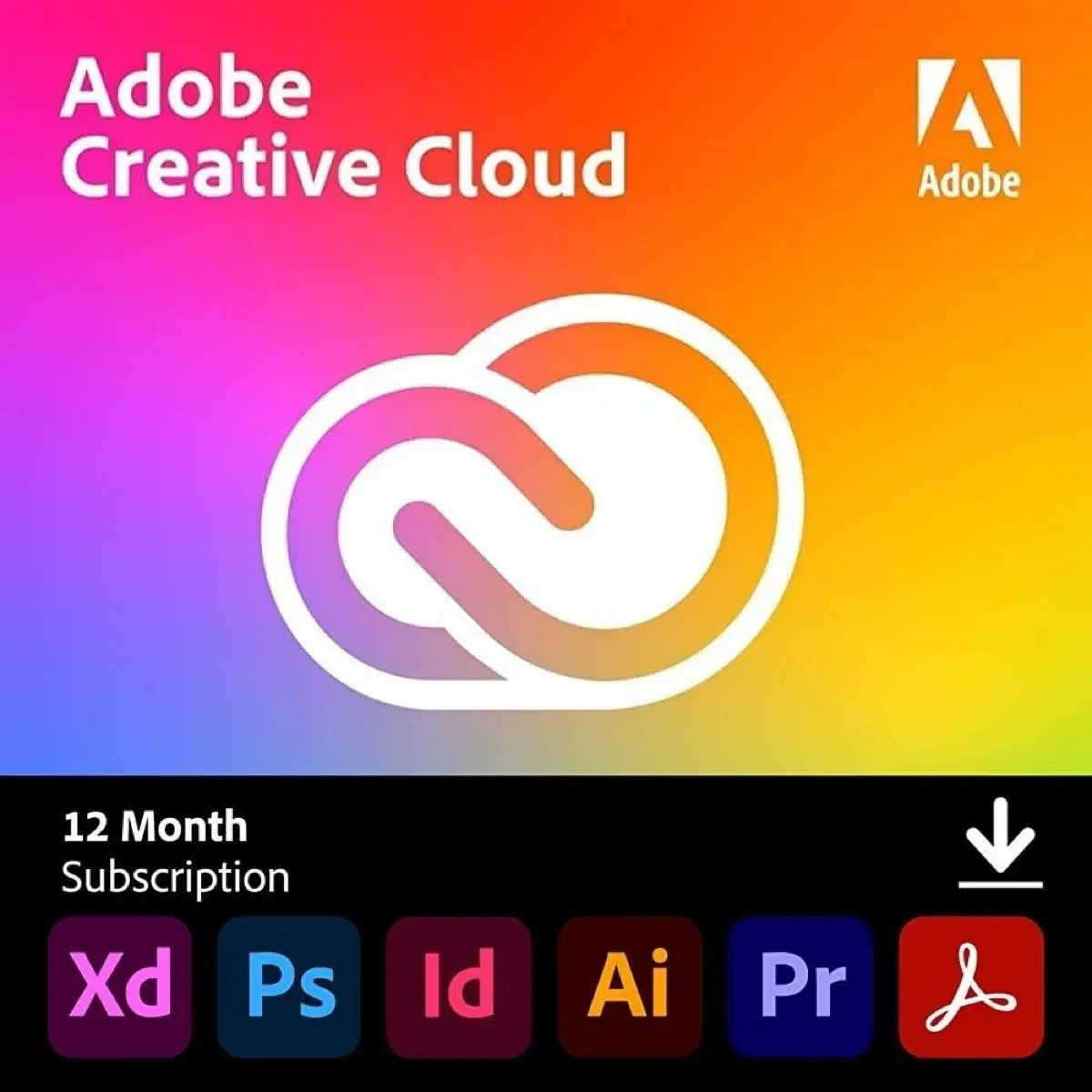 Adobe Creative Cloud 1개월 구독